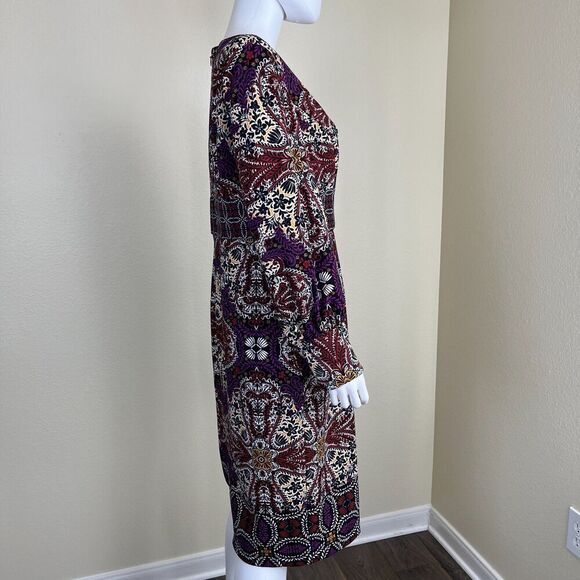 Chico's Womens Size 1P Medallion Print Sheath Midi NEW Dress Floral Party Office - Picture 11 of 15